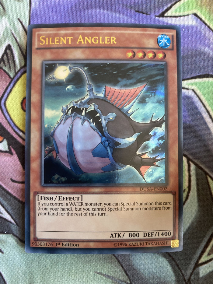 DUSA-EN002 Silent Angler Ultra Rare 1st Edition NM Yugioh Card