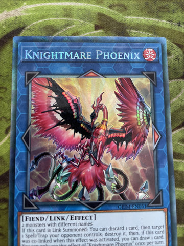 Yugioh Knightmare Phoenix Collectors Rare (GEIM-EN051) - Near Mint (back)