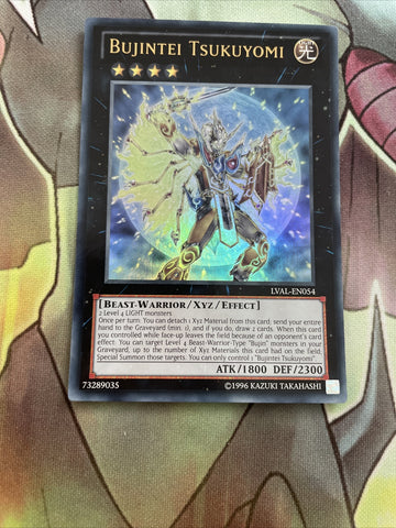 LVAL-EN054 Bujintei Tsukuyomi Ultra Rare UNL Edition Mint YuGiOh Card (back)