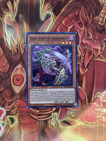 LED5-EN002 Dark Spirit Of Banishment - Super Rare - 1st Edition Yugioh