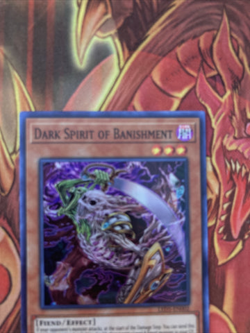 LED5-EN002 Dark Spirit Of Banishment - Super Rare - 1st Edition Yugioh (back)