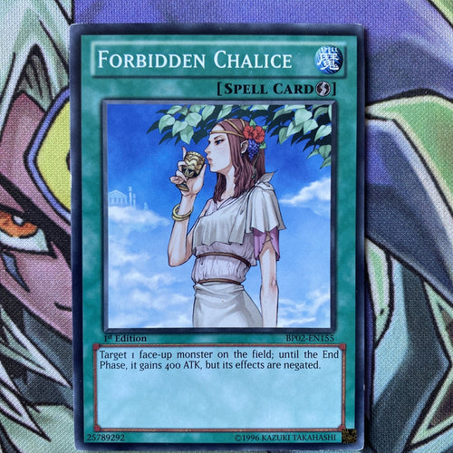 BP02-EN155 Forbidden Chalice Common 1st Edition NM Yugioh Card