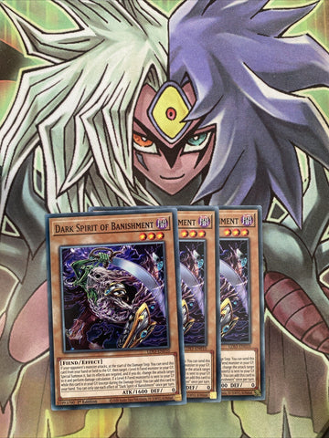 LDS3-EN010 x3 Dark Spirit of Banishment Common Excellent Condition Yugioh