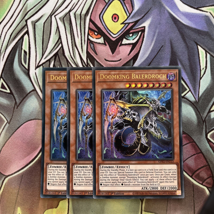 GFP2-EN113 x3 Doomkind Balerdroch Ultra Rare Excellent Condition Yugioh