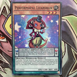 OP01-EN006 Performapal Lizardraw Super Rare Unlim Edition NM Yugioh