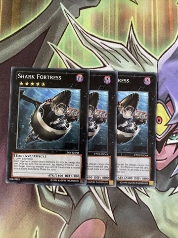 LTGY-EN048 x3 Shark Fortress Yugioh Playset