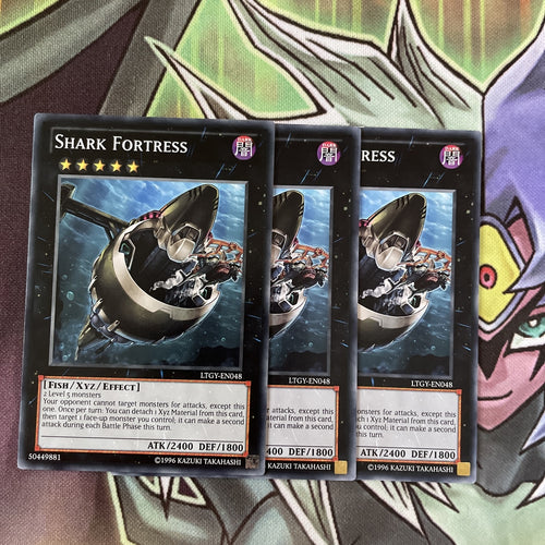 LTGY-EN048 x3 Shark Fortress Yugioh Playset