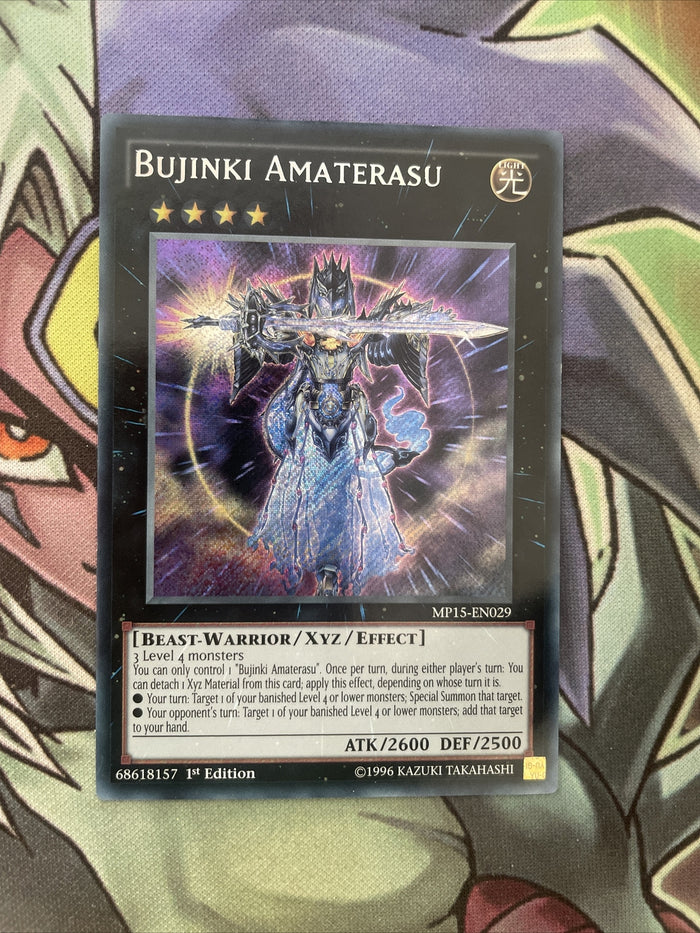 MP15-EN029 Bujinki Amaterasu Secret Rare 1st Edition NM Yugioh Card