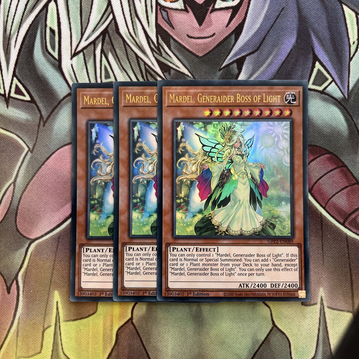 GFP2-EN089 Mardel, Generaider Boss of Light Ultra Excellent Condition Yugioh