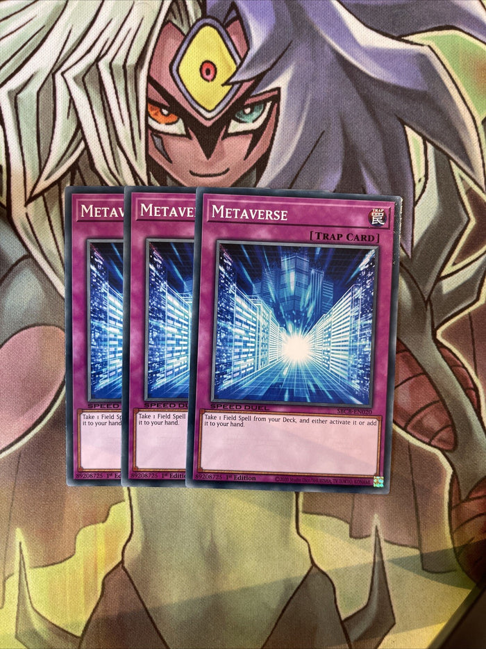 SBCB-EN020 x3 Metaverse Common Excellent Condition Yugioh