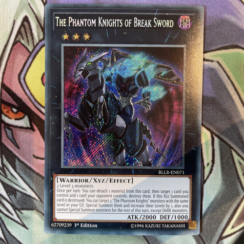 BLLR-EN071 The Phantom Knights Of Break Sword Secret 1st Edition NM Yugioh Card