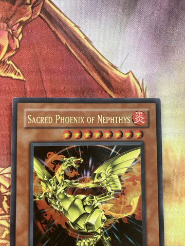 FET-EN005 Sacred Phoenix Of Nephthys - 1st Edition Ultra Rare - LP Yugioh (back)