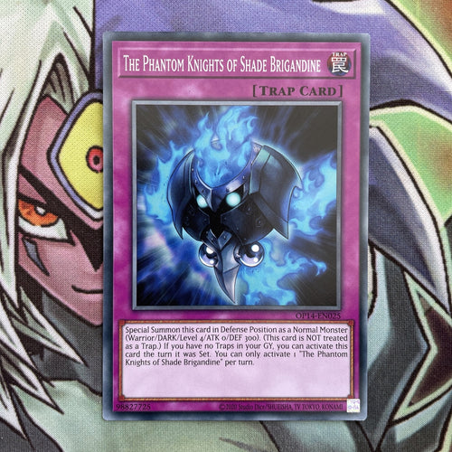 OP14-EN025 The Phantom Knights Of Shade Brigadine UNL Edition NM Yugioh Card