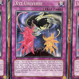 PRIO-EN078 x3 Xyz Universe - Rare - 1st Edition Yugioh