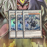 SDFC-EN045 x3 Trishula, Dragon of the Ice Barrier Super Excellent Cond Yugioh