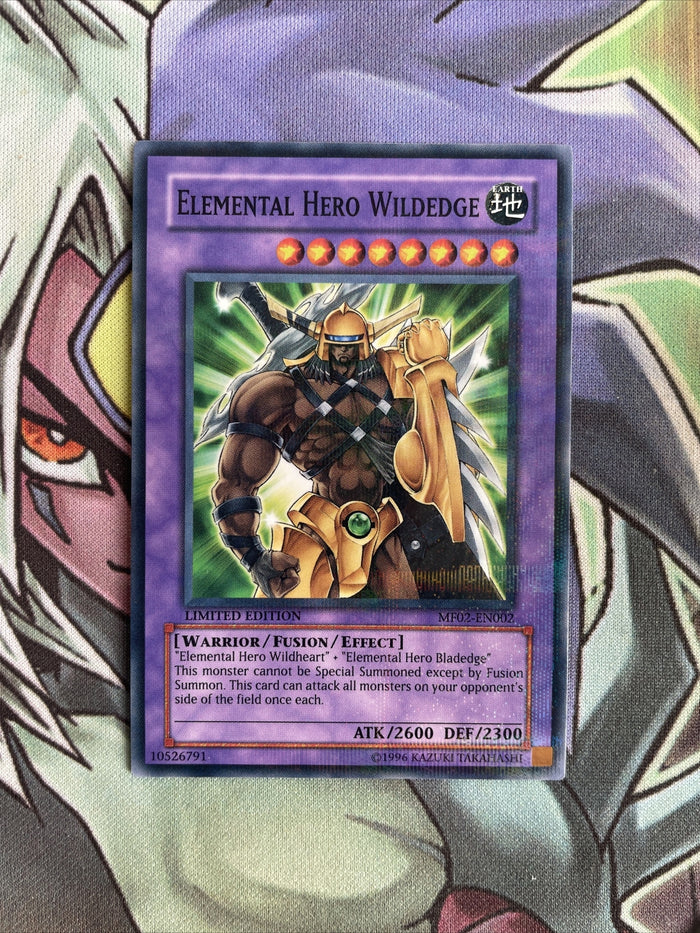 MF02-EN002 Elemental Hero Wildedge Parallel Rare Limited Ed Yugioh Card NM