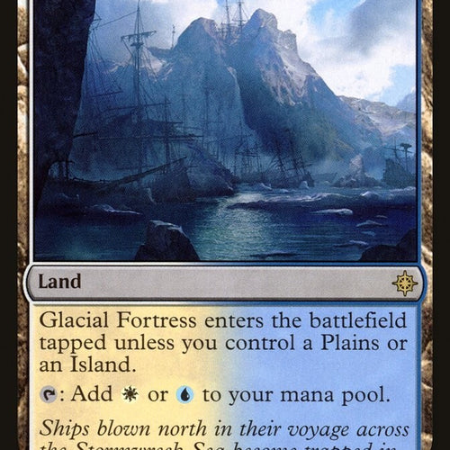 Glacial Fortress - Ixalan Excellent Magic MTG