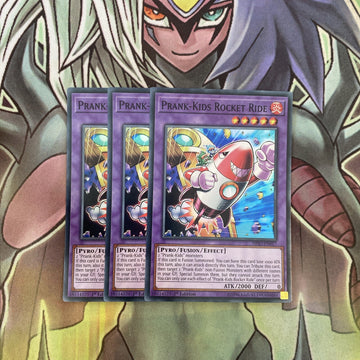 HISU-EN017 x3 Prank-Kids Rocket Ride Super Rare Excellent Condition Yugioh