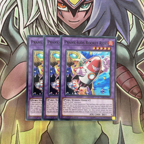HISU-EN017 x3 Prank-Kids Rocket Ride Super Rare Excellent Condition Yugioh