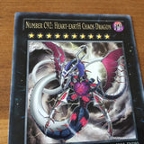 LVAL-EN050 Number C92: Heart-eartH Chaos Dragon Rare 1st Edition YuGiOh Card