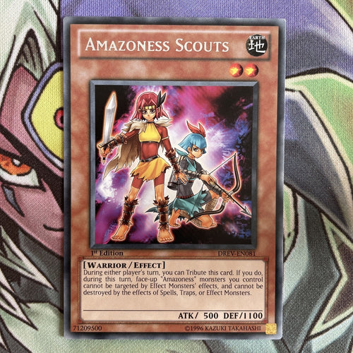 DREV-EN081 Amazoness Scouts Rare 1st Edition NM Yugioh Card