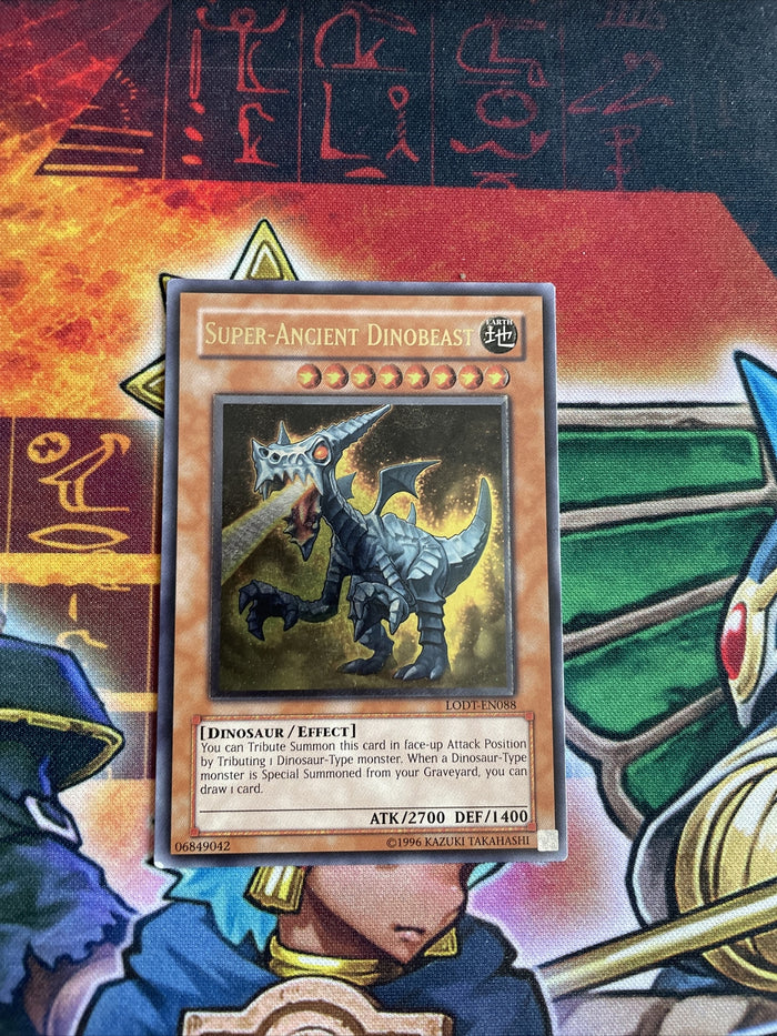LODT-EN088 Super Ancient Dinobeast Ultimate Rare Yugioh Card Euro