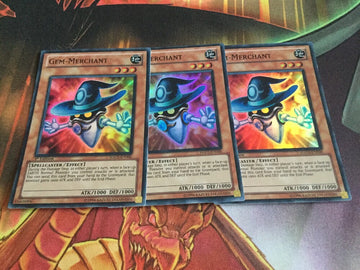 HA05-EN006 X3 Yu-Gi-Oh Yugioh Gem-Merchant Super 1st Near-Mint!! (back)