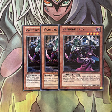 GLD5-EN014 x3 Vampire Lady Common Excellent Condition Yugioh