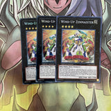 CT08-EN002 x3 Wind-Up Zenmaister Secret Rare Excellent Condition Yugioh