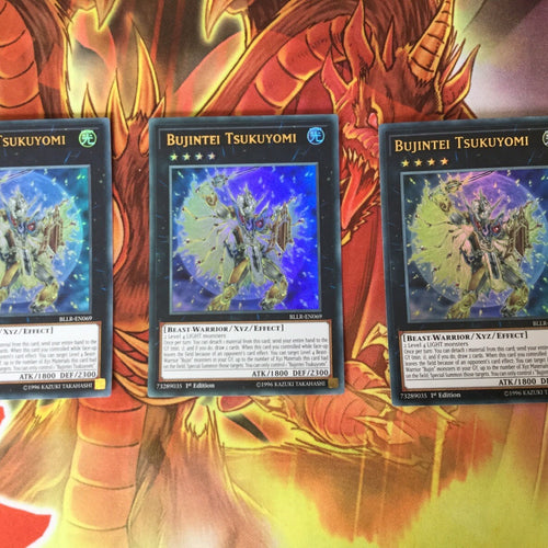 BLLR-EN069 YUGIOH CARD 3 X BUJINTEI TSUKUYOMI ULTRA