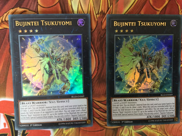 BLLR-EN069 YUGIOH CARD 3 X BUJINTEI TSUKUYOMI ULTRA (back)
