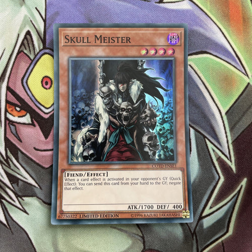 COTD-ENSE1 Skull Meister Super Rare 1st Edition NM Yugioh Card