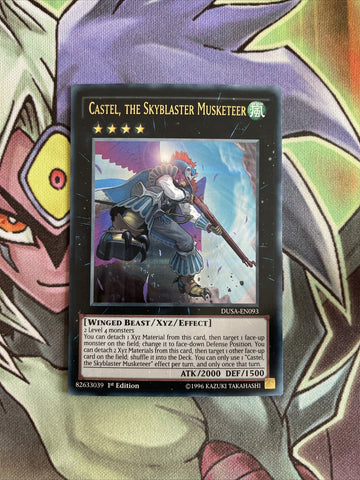 DUSA-EN093 Castel, The Skyblaster Musketeer Ultra 1st Edition NM Yugioh Card
