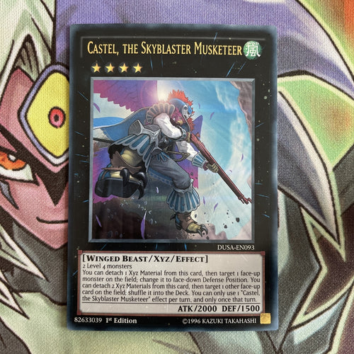 DUSA-EN093 Castel, The Skyblaster Musketeer Ultra 1st Edition NM Yugioh Card