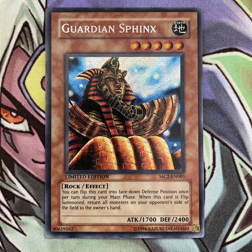 MC2-EN001 Guardian Sphinx Secret Rare Limited Edition Near Mint Yugioh Card