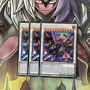 DUPO-EN059 x3 Hot Red Dragon Archfiend King Calamity Ultra Excellent Cond Yugioh