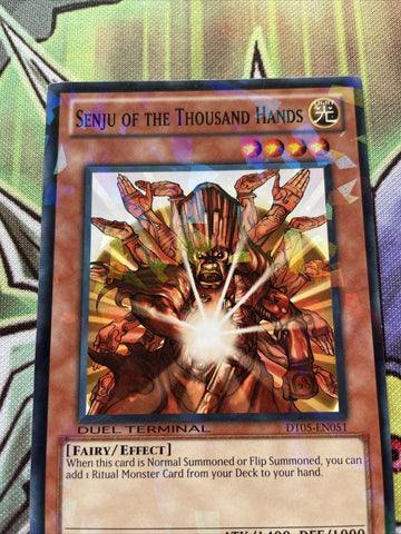 DT05-EN051 Senju Of The Thousand Hands Duel Terminal Yugioh Card (back)