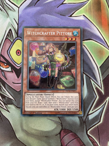 INCH-EN015 Mecha Phantom Beast Dracossack Super rare 1st Edition NM Yugioh Card