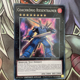 AC14-DE021 Coach King Giantrainer Super Rare Lim Edition NM Yugioh Card