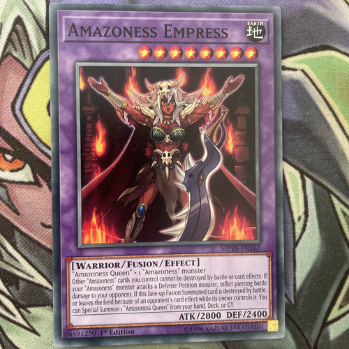 MP18-EN167 Amazoness Empress Common 1st Edition NM Yugioh Card