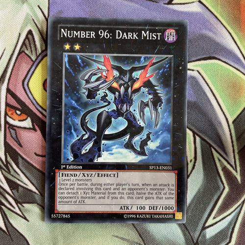 SP13-EN031 Number 96: Dark Mist Starfoil Rare 1st Edition NM Yugioh Card