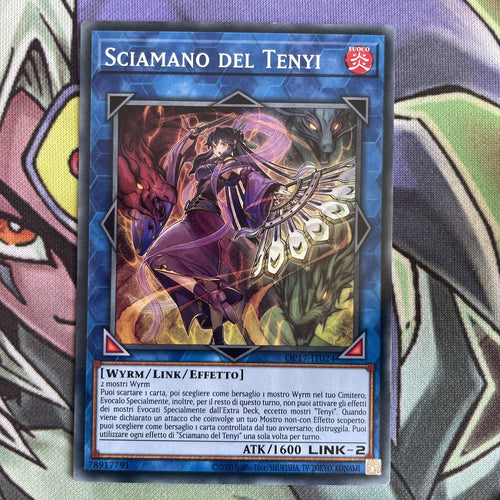 OP17-IT024 Shaman Of The Tenyi Common ITALIAN Unlimited Edition NM Yugioh Card