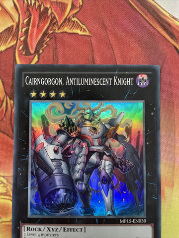 MP15-EN030 Yugioh Card: Cairgorgon, Antiluminescent Knight 1st Edition (back)