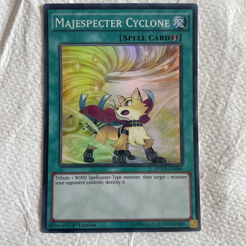 DOCS-EN060 Yugioh Majespecter Cyclone Super Rare