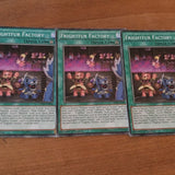 CROS-EN054 3x Frightfur Factory 1st Edition YuGiOh PLAYSET