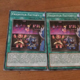 CROS-EN054 3x Frightfur Factory 1st Edition YuGiOh PLAYSET