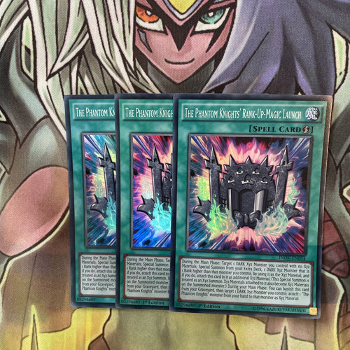 INOV-EN054 x3 The Phantom Knights' Rank-Up-Magic Launch Super Excellent Yugioh