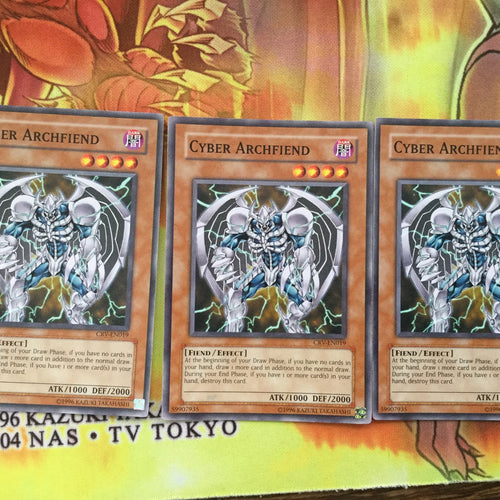 CRV-EN019 3x Cyber Archfiend - Common Yugioh