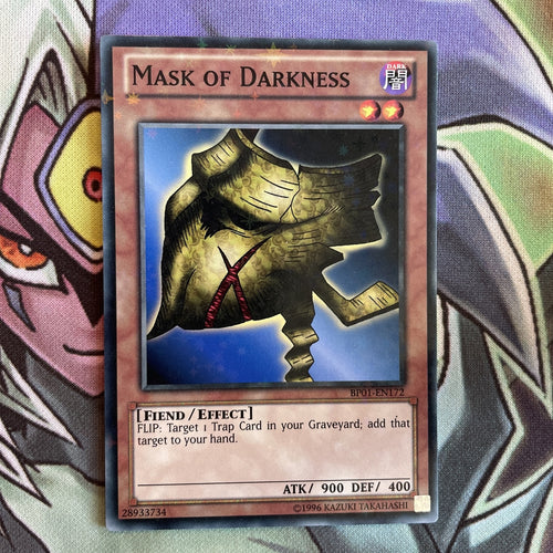 BP01-EN172 Mask Of Darkness Starfoil Unlimited Edition NM Yugioh Card