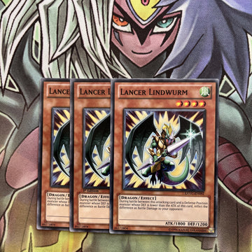EXVC-EN092 x3 Lancer Lindwurm Ciommon Excellent Condition Yugioh